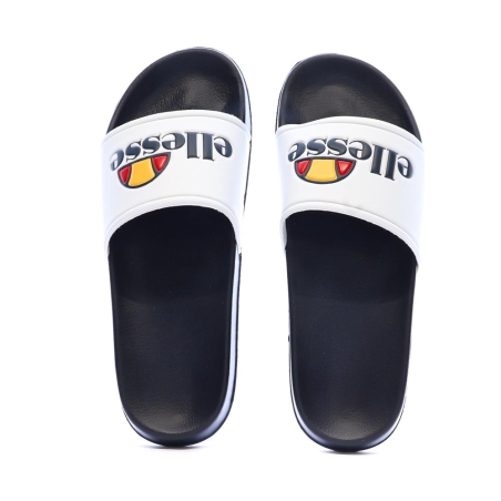 Claquettes Blanc/Marine Homme Ellesse Duke