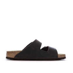 Sandales Marron Cuir Homme Birkenstock Arizona