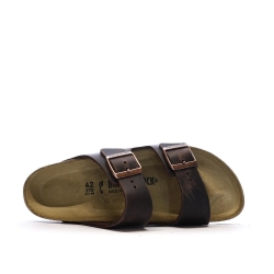Sandales Marron Cuir Homme Birkenstock Arizona