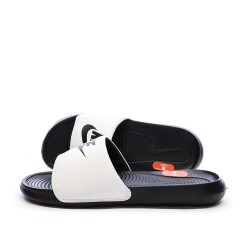Claquettes Blanches/Noires Homme Nike Victori