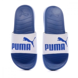 Claquettes Bleues/Blanches homme Puma Popcat 20