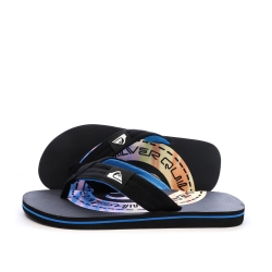 Tongs Noires/Bleu Homme Quiksilver Molokai