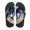 Tongs Noires/Bleu Homme Quiksilver Molokai
