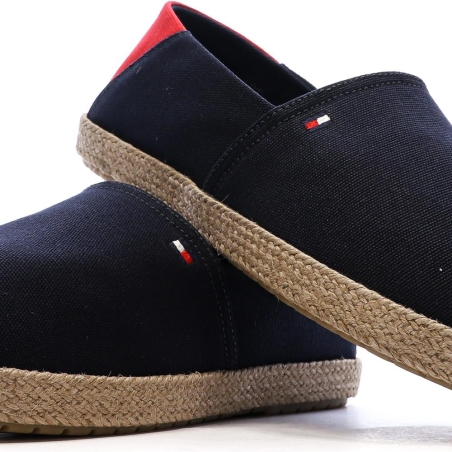 Espadrilles Noire Homme Tommy Hilfiger Core