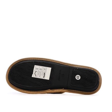 Chaussons Camel Homme Pierre Cardin Bouclettes