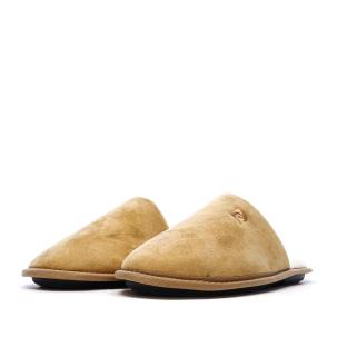 Chaussons Camel Homme Pierre Cardin Bouclettes