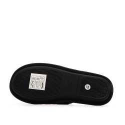 Chaussons Noir Homme Pierre Cardin Bouclettes