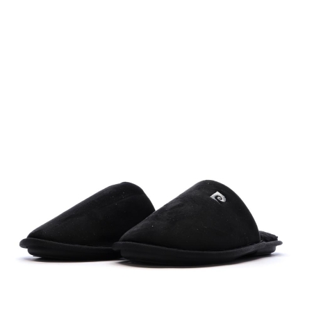 Chaussons Noir Homme Pierre Cardin Bouclettes