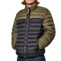 Doudoune Noire/Kaki Homme Kaporal BORA