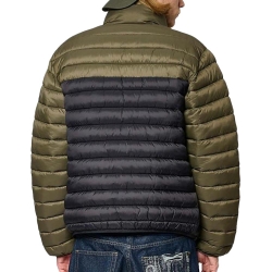 Doudoune Noire/Kaki Homme Kaporal BORA