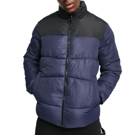 Doudoune Marine Homme Jack & Jones Puffer Collar