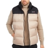 Doudoune sans manche Beige Homme Schott Utahv