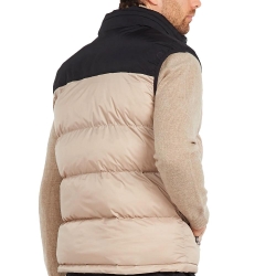 Doudoune sans manche Beige Homme Schott Utahv