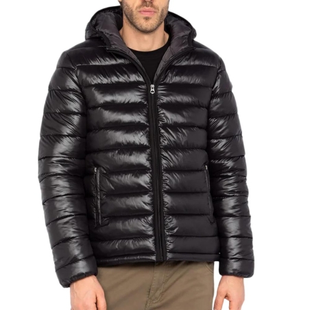 Doudoune Noire Homme Schott DRAGO