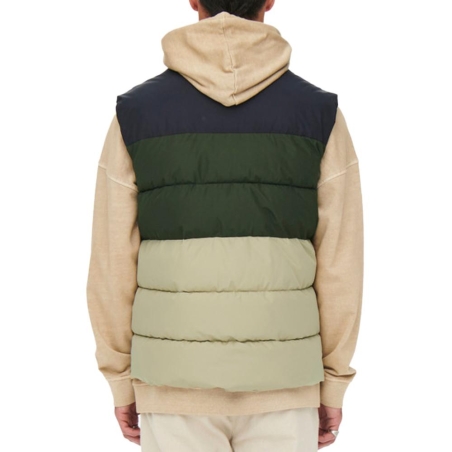 Doudoune sans manches Kaki/Marine/Beige Homme Only & Sons