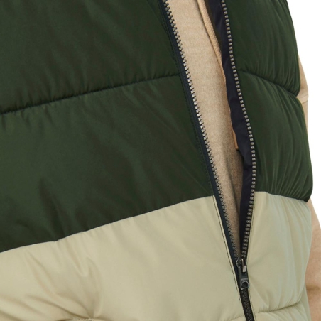 Doudoune sans manches Kaki/Marine/Beige Homme Only & Sons