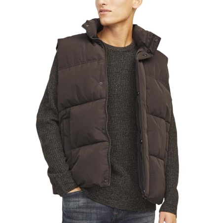 Doudoune Sans Manche Marron Homme Jack & Jones Bradley