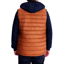 Doudoune Sans Manches Marron Homme TBS Fabian