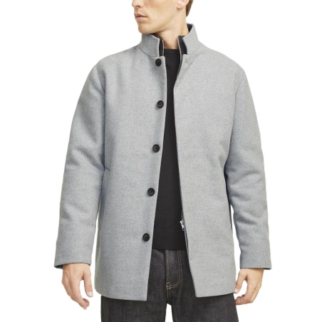 Manteau en Laine Gris Homme Jack & Jones Harrison
