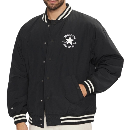 Veste Noir Homme Converse Varsity