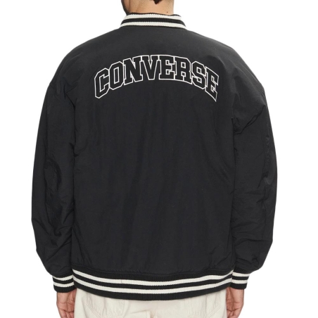 Veste Noir Homme Converse Varsity
