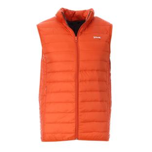 Doudoune Sans Manches Orange Homme Schott OAKLANDVRS
