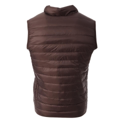 Doudoune Sans Manches Marron Homme Schott OAKLANDVRS