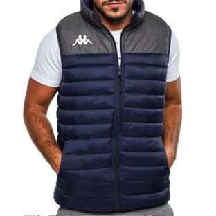 Doudoune sans manches Marine/Gris Homme Kappa Dattilo