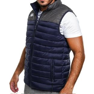 Doudoune sans manches Marine/Gris Homme Kappa Dattilo