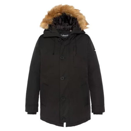 Parka Noir Homme Schott HONOUR