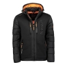 Doudoune Noire/Orange Homme Geographical Norway Beachwood