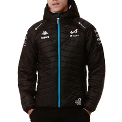 Doudoune Noire/Turquoise Homme Kappa Aboucou Alpine F1