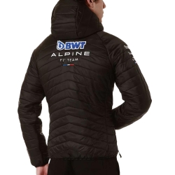 Doudoune Noire/Turquoise Homme Kappa Aboucou Alpine F1