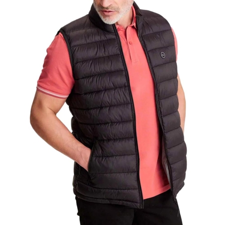 Doudoune Sans Manches Noire Homme TBS Fabian