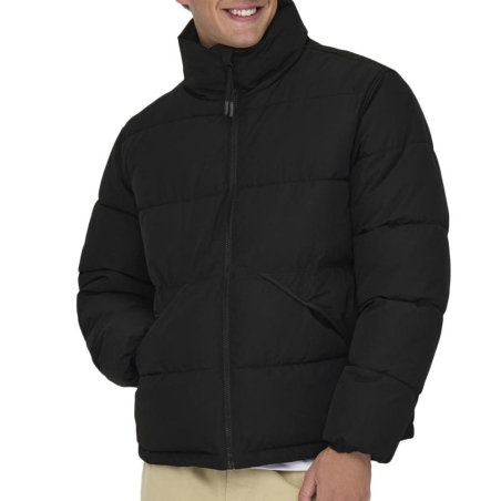 Doudoune Noire Homme Only & Sons Puffer