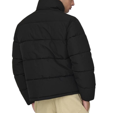 Doudoune Noire Homme Only & Sons Puffer