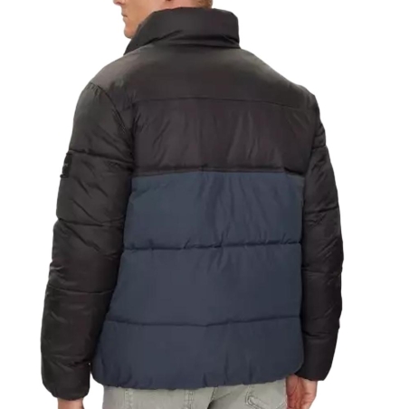 Doudoune Noir/Marine Homme Calvin Klein Jeans Blocking