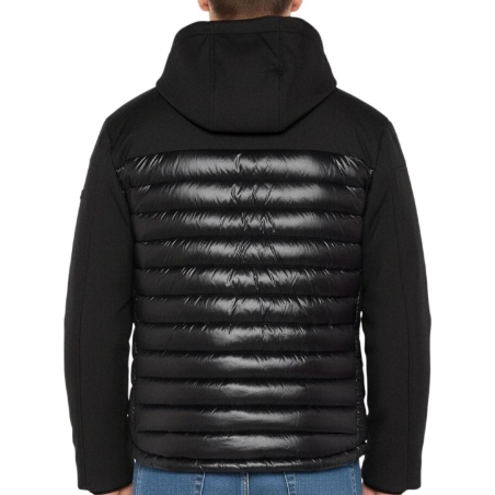 Doudoune Noire Homme Schott