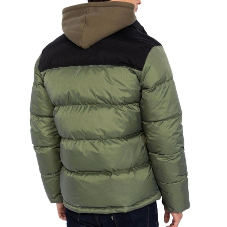 Doudoune Kaki Homme Schott Utah2