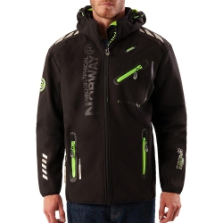Parka Softshell Noir Homme Geographical Norway Royaute