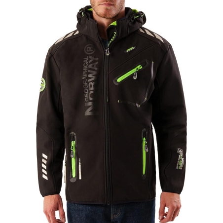 Parka Softshell Noir Homme Geographical Norway Royaute