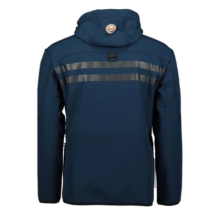 Parka Softshell Marine/Orange Homme Geographical Norway GN-ROYAUTE