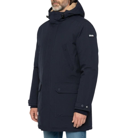 Parkas Marine Homme Schott Parka Fixe Doublee Sherpa