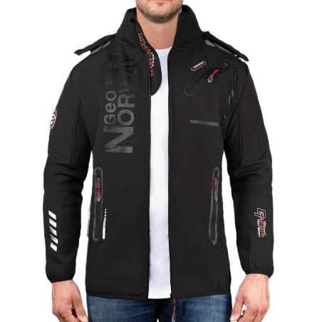 Parka Softshell Noir Homme Geographical Norway GN-ROYAUTE