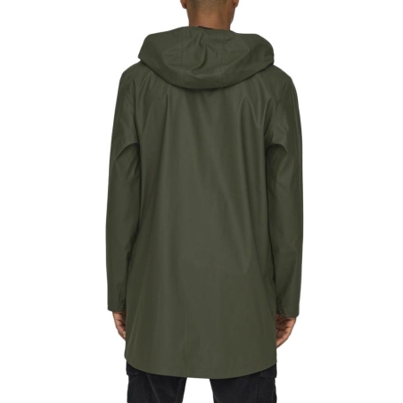 Veste de Pluie Kaki Homme Only & Sons Luca Rain