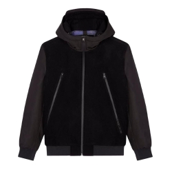 Blouson Noir Homme Teddy Smith Rocket