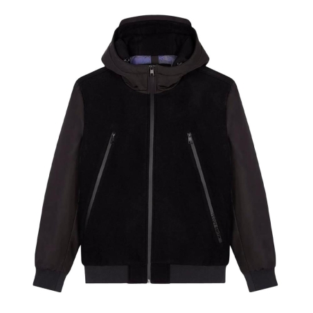 Blouson Noir Homme Teddy Smith Rocket