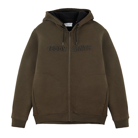 Veste Zippée Kaki Homme Teddy Smith Giclass