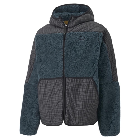 Veste en Sherpa Vert Homme Puma 535577-24