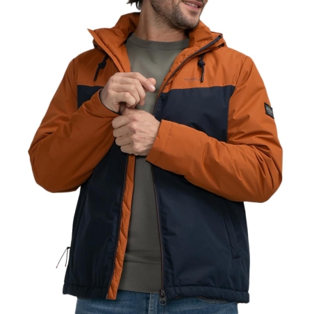 Blouson Marine/Orange Homme Petrol Industries Padded